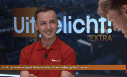 Dutch man cycles 5,547 kilometers to the Iranian border for persecuted Christians